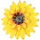 1 Anhänger 3d Sonnenblumen Lotus 1