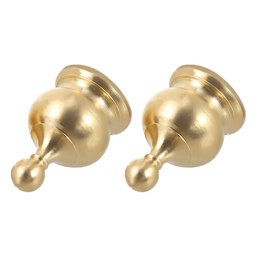 2 Schirmknopf Kupfer Kronleuchter