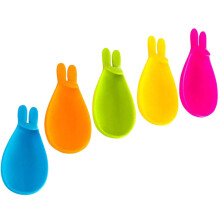 5 hasenförmige teebeutelhalter aus silikon, elegant