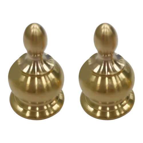 2 Schirmknopf Kupfer Kronleuchter 2