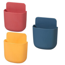 3pcs Wand- Montiert Lagerung Box Handy Lade Rack ( Rot Blau )