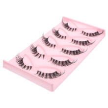 5Paare Schwarze Wimpern Sets Leicht Komfortabel Für Deko Und Make-Up