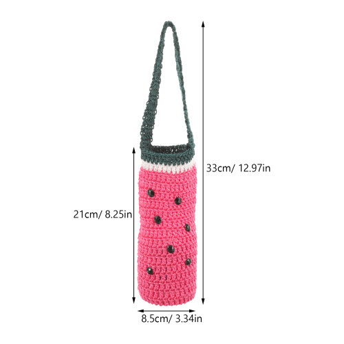 2 strick-flaschenschutz für glasbecher 500 ml 2