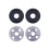 4Stk Druckplatten Für Winkelschleifer, Flansche Bunt, Robust 9