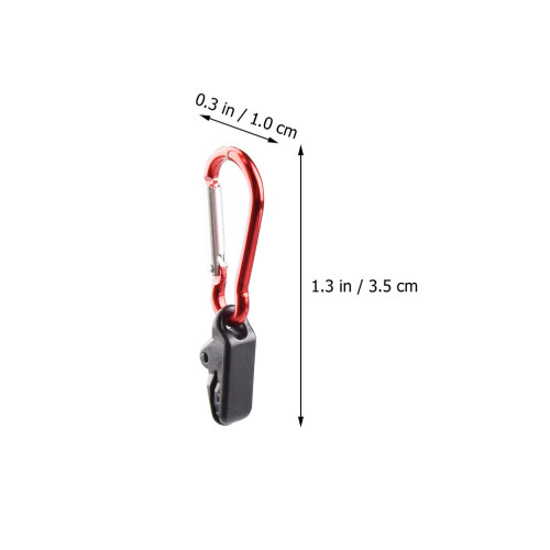 10 spannclips mit karabiner für plane 1