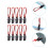 10 spannclips mit karabiner für plane 4