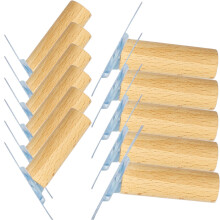 12 wandhaken selbstklebend aus buche 5 cm ohne bohren