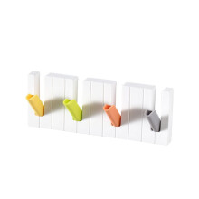 Piano Hook Hidden Foldable Four-Grid Hook For Key And Hat Storage Folding Hat Hook