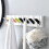 Piano Hook Hidden Foldable Four-Grid Hook For Key And Hat Storage Folding Hat Hook 2