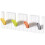 Piano Hook Hidden Foldable Four-Grid Hook For Key And Hat Storage Folding Hat Hook 3