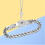 2st Ineinandergreifender Pärchen Armband Silver 9