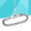 2st Ineinandergreifender Pärchen Armband Silver 7