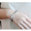 2st Ineinandergreifender Pärchen Armband Silver 11