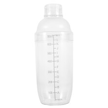 Transparenter Cocktailshaker Barschüttelbecher Milchteeschüttler 700ml