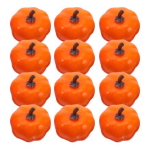 120 mini-kürbisse aus kunststoff für herbst- & halloween-