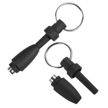 2 stücke silikon cigar punch schlüsselanhänger lochöffner für reisen