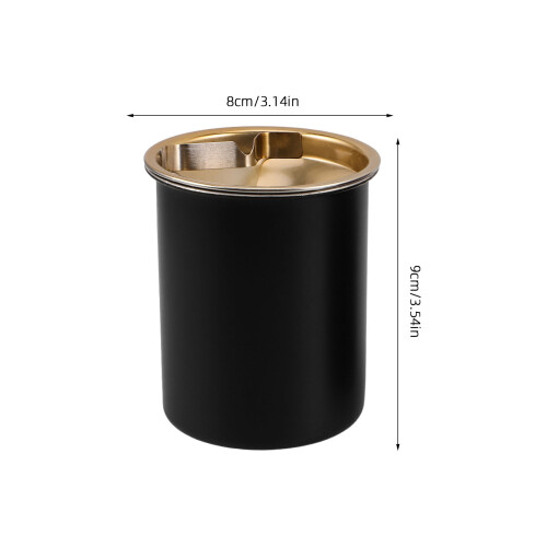 2 aschenbecher mit deckel, winddicht, indoor outdoor 1