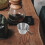 Walnut Handle Espresso Messbecher Mit Ausguss 3