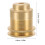 Bulb Socket Kupfer Keramik 1 2,2x1,9 Zoll 3