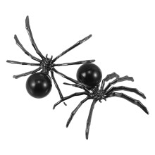 4 Halloween Spinne Aus Obsidian Kugel Legierung