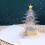 3D Xmas Greeting Card Paper PVC Multi Decor 4