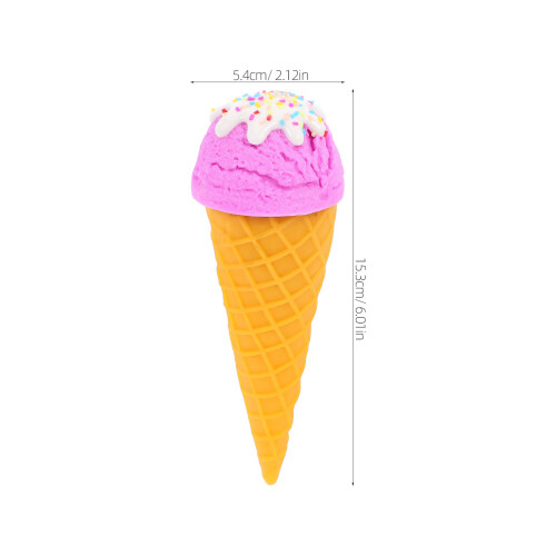 künstliche eistüte, dessert-modell, attrappe für vitrine oder schrank 1