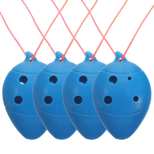4 . ocarina infantil de plástico con 6 1