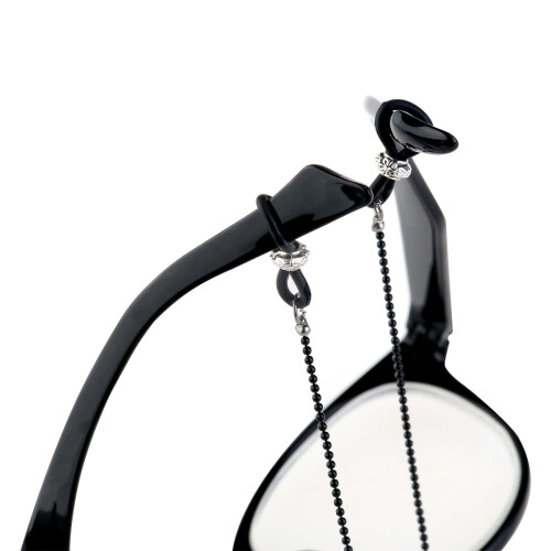 para gafas de sol, cordón ajustable para cuello (negro) 1