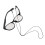 para gafas de sol, cordón ajustable para cuello (negro) 4