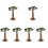 6 Unidades Mini Árbol Decoración 6