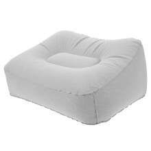 almohada hinchable para reposapiés con revestimiento flocado pvc