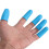 funda silicona dedos protector guante azul 12 uds 10