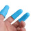 funda silicona dedos protector guante azul 12 uds 6