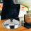 Stainless Steel Pan Cover Round Pot Lid Kitchen Accessory Silver 6
