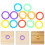 12 fundas silicona colores para teclas con 10