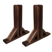 2 unidades de soportes de madera para vallas y de