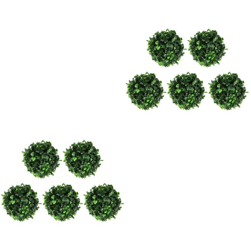 10 . bolas de planta artificial, topiarios decorativos para 2
