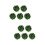 10 . bolas de planta artificial, topiarios decorativos para 7