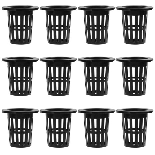 50 maceta hidropónica plástico con red para de plantas