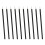 100 pinceles desechables para eyeliner, mango plástico, nailon 10