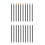 100 pinceles desechables para eyeliner, mango plástico, nailon 3