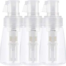 3 unidades botella pulverizadora para polvo, vacía, ideal cosméticos