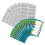 100 pegatinas autoadhesivas con capa rasparable 1
