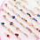 1 boîte de 36 pour filles, bijoux tendance 11