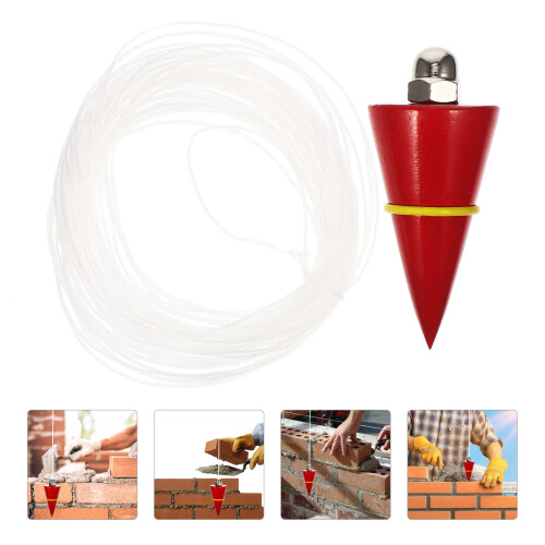 outil de mesure construction marteau vertical pendule fil 300 g