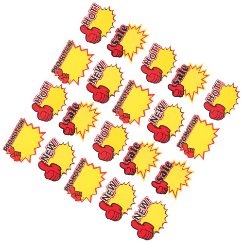 200 étiquettes prix papier pour promotion
