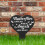 corazón para , decoración funeraria patio cementerio 6