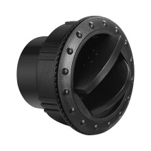 sortie d'air ronde 60 mm pour intérieur noir