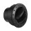 sortie d'air ronde 60 mm pour intérieur noir 1