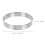 Stainless Steel Dessert Rings Silver 1pack 3